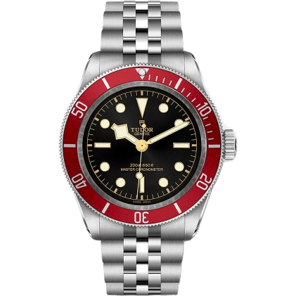 Black Bay Master Chronometer Stainless Steel - Burgundy / Black / Jubilee