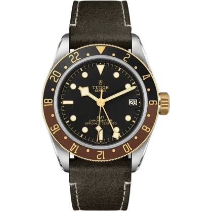 Black Bay GMT S&G / Black / Leather