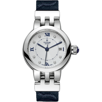 Clair de Rose 26 Stainless Steel / Silver-Diamond / Fabric