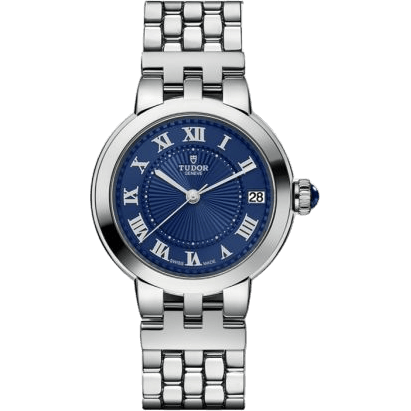 Clair de Rose 34 Stainless Steel / Blue / Bracelet