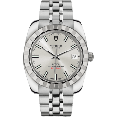 Classic 38 Stainless Steel / Fluted / Silver / Bracelet