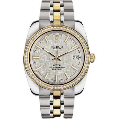Classic 38 Stainless Steel / Yellow Gold / Diamond / Silver / Bracelet