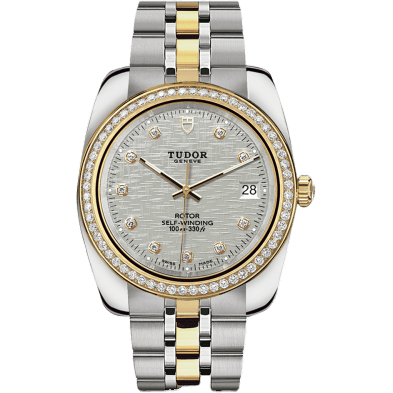 Classic 38 Stainless Steel / Yellow Gold / Diamond / Silver-Diamond / Bracelet