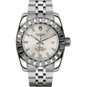 Classic 28 Stainless Steel / Fluted / Silver / Bracelet