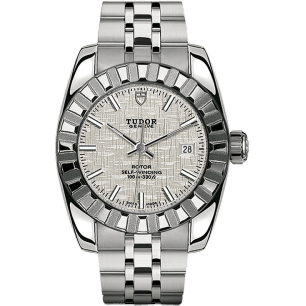 Classic 28 Stainless Steel / Fluted / Silver / Bracelet