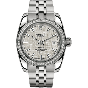 Classic 28 Stainless Steel / Diamond / Silver / Bracelet