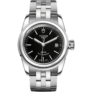 Glamour Date 26 Stainless Steel / Black / Bracelet