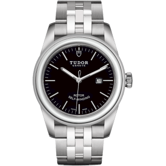 Glamour Date 31 Stainless Steel / Black / Bracelet