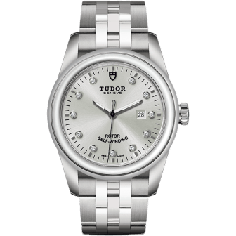 Glamour Date 31 Stainless Steel / Silver-Diamond / Bracelet