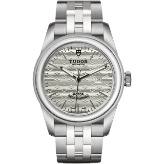Glamour Date 31 Stainless Steel / Jacquard Silver / Bracelet