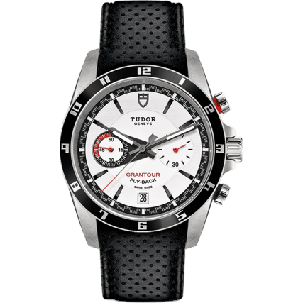 Grantour Flyback Stainless Steel / White / Strap