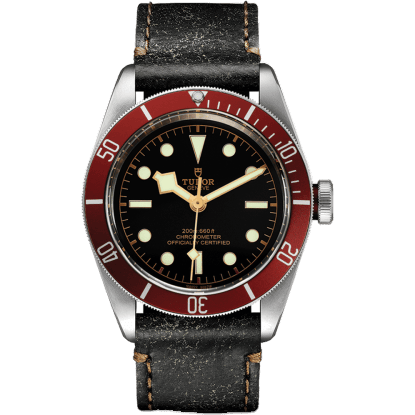 Heritage Black Bay Red Manufacture / Strap