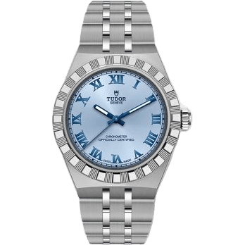 Royal Day-Date 30 Stainless Steel / Light Blue Roman