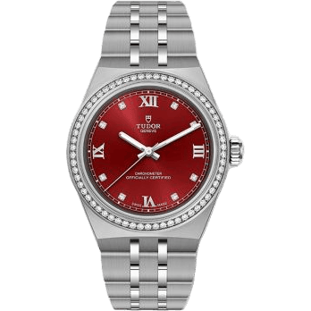 Royal Day-Date 30 Stainless Steel - Diamond / Burgundy