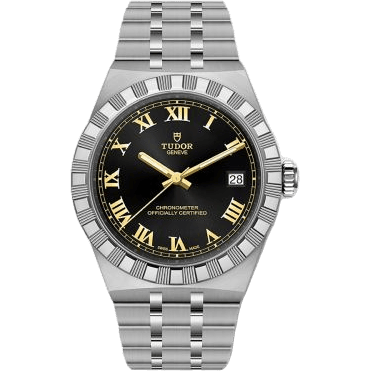 Royal Day-Date 36 Stainless Steel / Black Roman