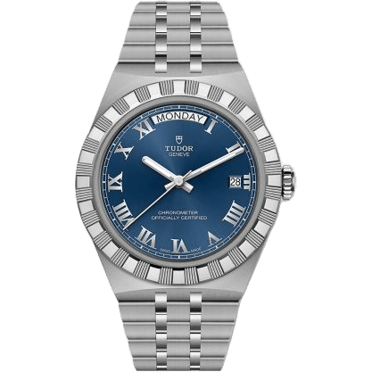 Royal Day-Date 40 Stainless Steel / Blue - Roman