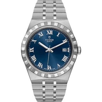 Royal Date 38 Stainless Steel / Blue - Roman