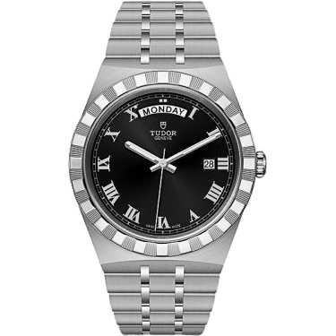 Royal Day-Date 41 Stainless Steel / Black - Roman