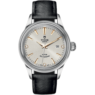Style 28 Stainless Steel / Silver-Diamond / Strap