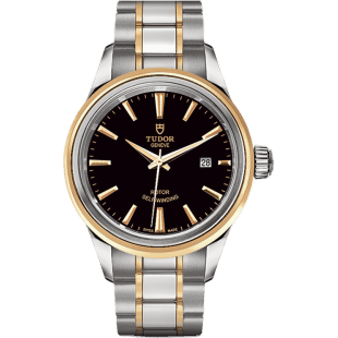 Style 28 Stainless Steel / Yellow Gold / Black / Bracelet