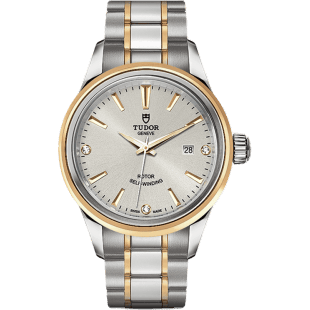 Style 28 Stainless Steel / Yellow Gold / Silver-Diamond / Bracelet