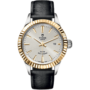 Style 28 Stainless Steel / Yellow Gold / Fluted / Silver / Strap