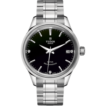 Style 34 Stainless Steel / Black-Diamond / Bracelet