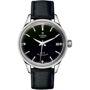 Style 34 Stainless Steel / Black-Diamond / Strap
