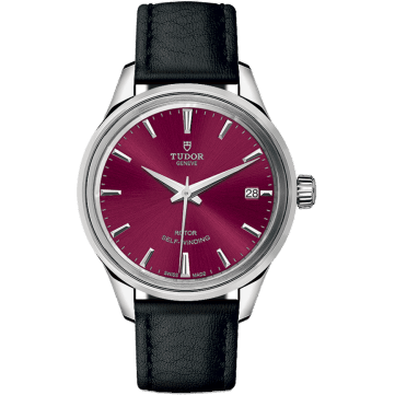 Style 34 Stainless Steel / Burgundy / Strap