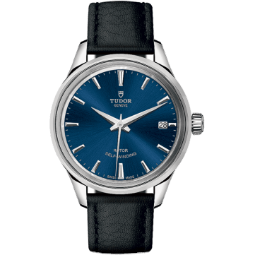 Style 34 Stainless Steel / Blue / Strap