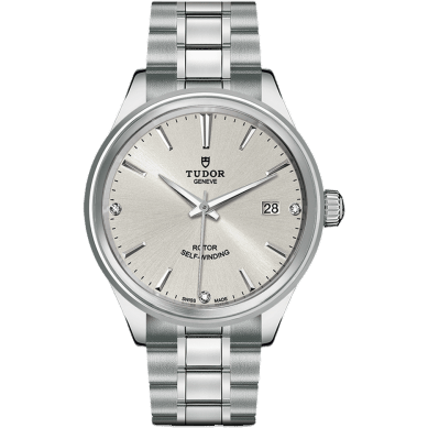 Style 38 Stainless Steel / Silver-Diamond / Bracelet
