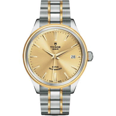 Style 38 Stainless Steel / Yellow Gold / Champagne / Bracelet