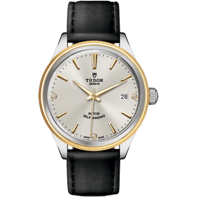 Style 38 Stainless Steel / Yellow Gold / Silver-Diamond / Strap