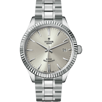 Style 38 Stainless Steel / Fluted / Silver / Bracelet