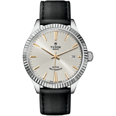 Style 38 Stainless Steel / Fluted / Silver / Strap