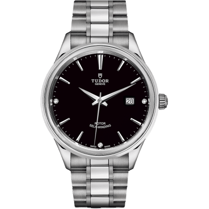 Style 41 Stainless Steel / Black-Diamond / Bracelet