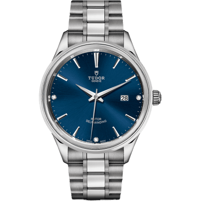 Style 41 Stainless Steel / Blue-Diamond / Bracelet