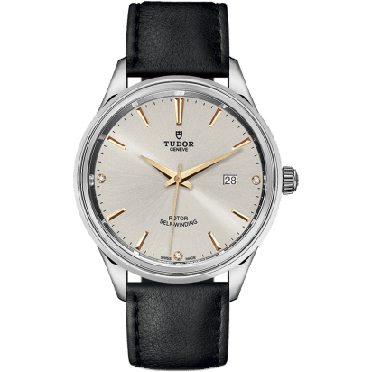 Style 41 Stainless Steel / Silver-Diamond / Strap