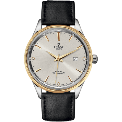 Style 41 Stainless Steel / Yellow Gold / Silver-Diamond / Strap