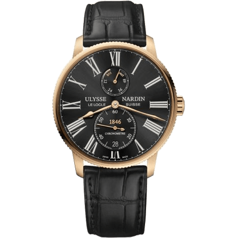 Marine Torpilleur Rose Gold / Black / Alligator