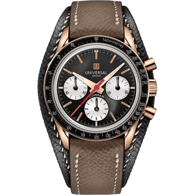 Universal Genève Tribute to Compax Red Gold / Black