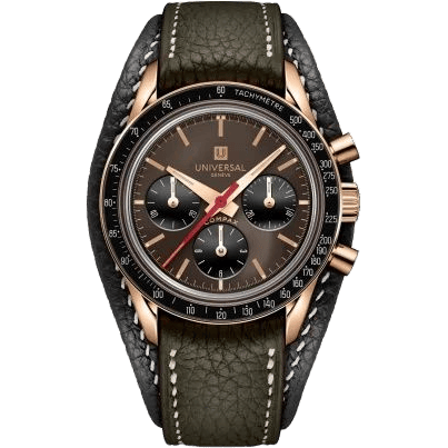 Universal Genève Tribute to Compax Red Gold / Brown