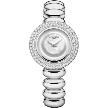 Disco Mini White Gold - Diamond / MOP / Bracelet