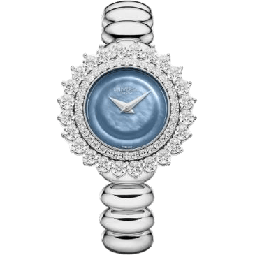 Disco Mini Lace White Gold - Diamond / Blue MOP / Bracelet