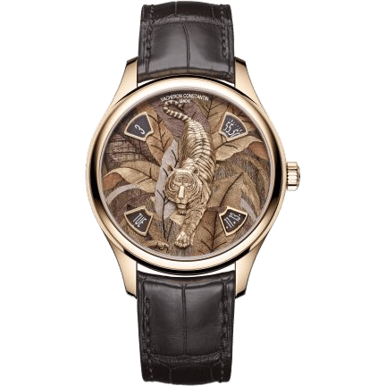 Les Cabinotiers Majestic Tiger Pink Gold / Yellow Wood
