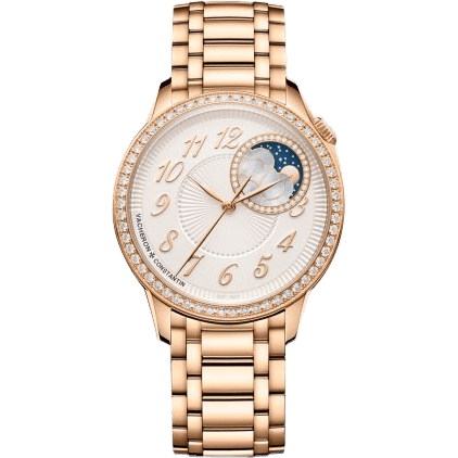 Égérie Moonphase 37 Pink Gold - Diamond / Silver / Bracelet