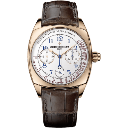 Harmony Chronograph Pink Gold / Blue Numerals