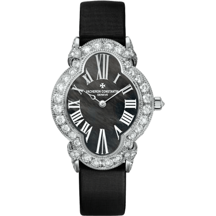 Heures Créatives Romantique White Gold - Diamond / Black MOP