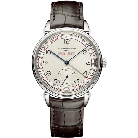Historiques Triple Calendrier 1942 Stainless Steel / Silver / Burgundy