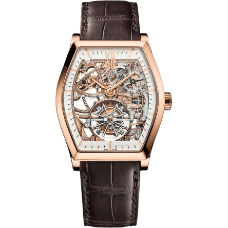 Malte Tourbillon Skeleton Pink Gold / Silver